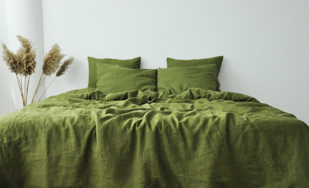 Olive fitted sheet - True Things