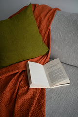 Olive waffle pillowcase - True Things