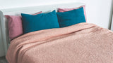 Peach waffle coverlet - True Things