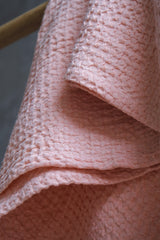 Peach waffle towel - True Things