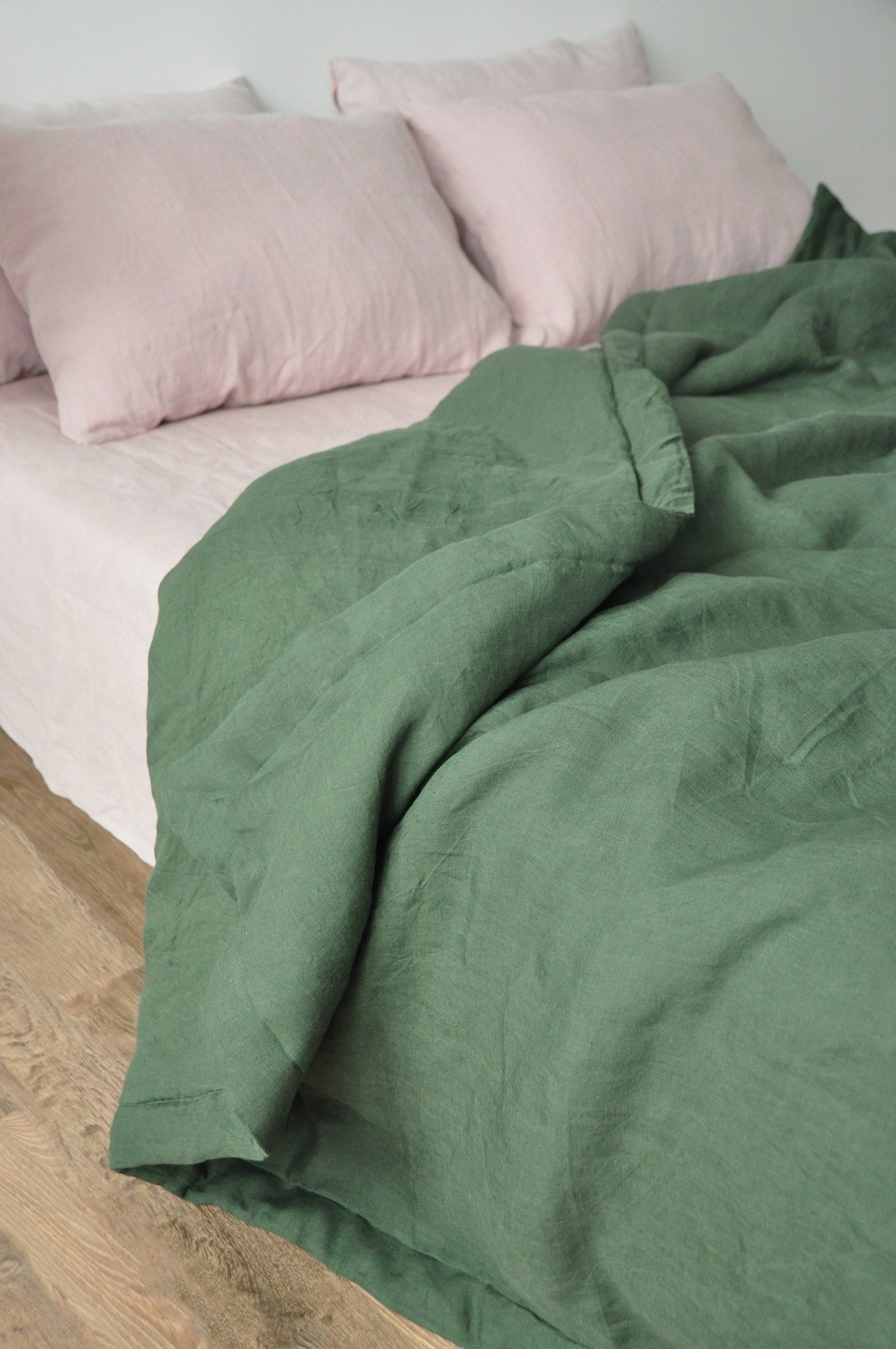 Pine green comforter - True Things