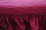 Raspberry ruffled duvet cover - True Things