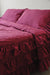 Raspberry ruffled duvet cover - True Things