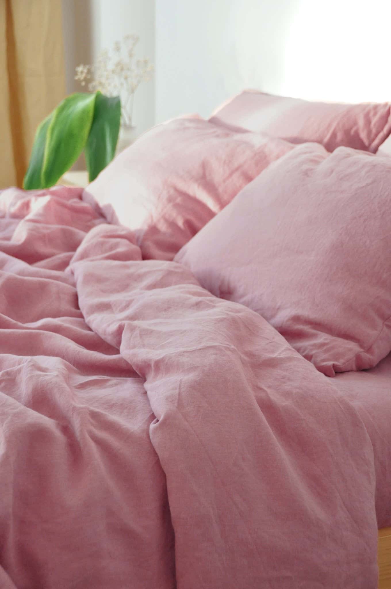 Rose pink duvet cover - True Things