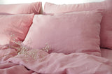 Rose pink pillowcase