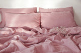 Rose pink pillowcase