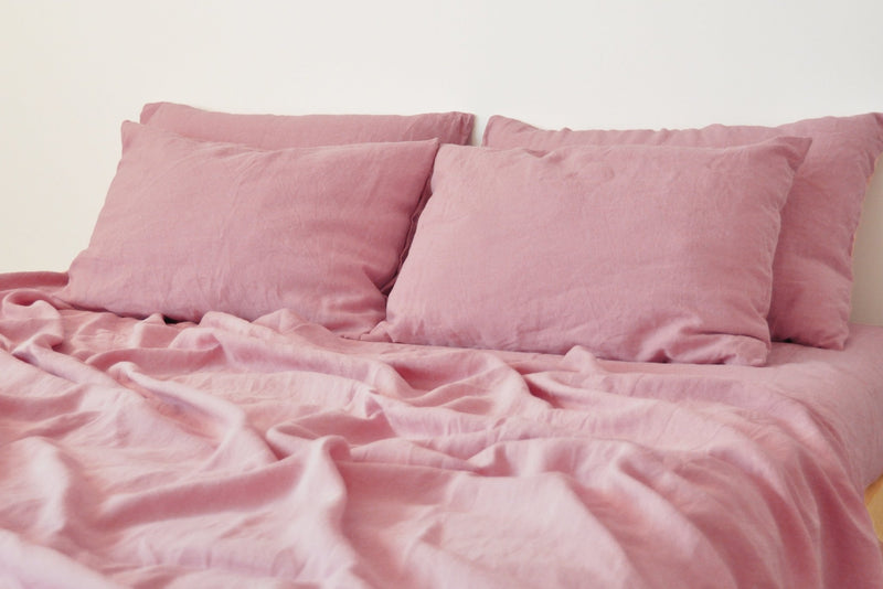 Rose pink sheet set