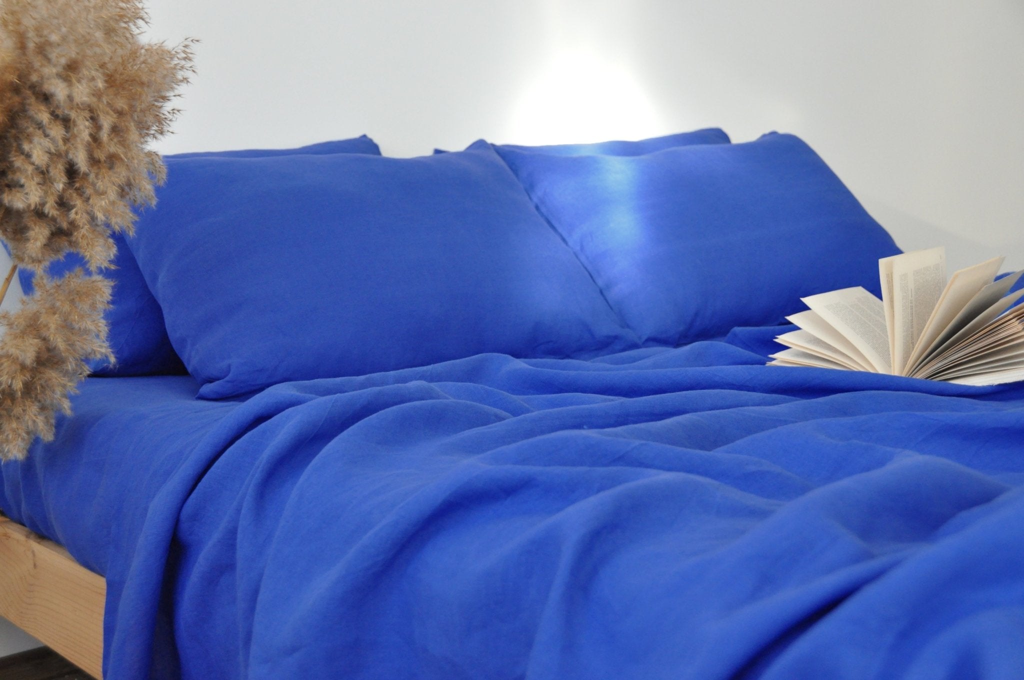 Parure de draps bleu roi