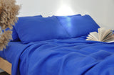 Royal blue sheet set