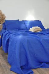 Royal blue sheet set