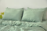 Sage green pillowcase