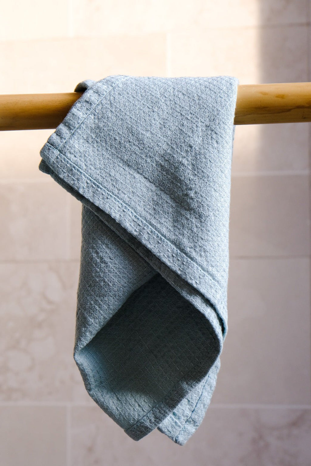 Serviette gaufrée en verre de mer