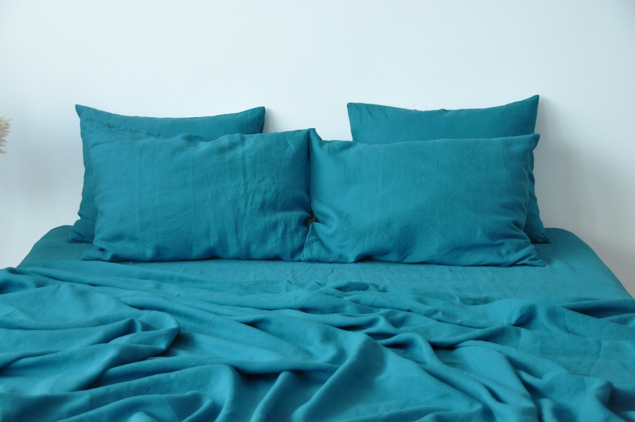Parure de draps motif vagues de la mer