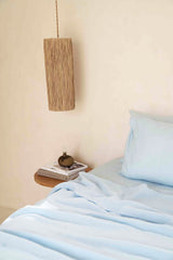 Sky blue flat sheet