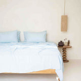 Sky blue flat sheet