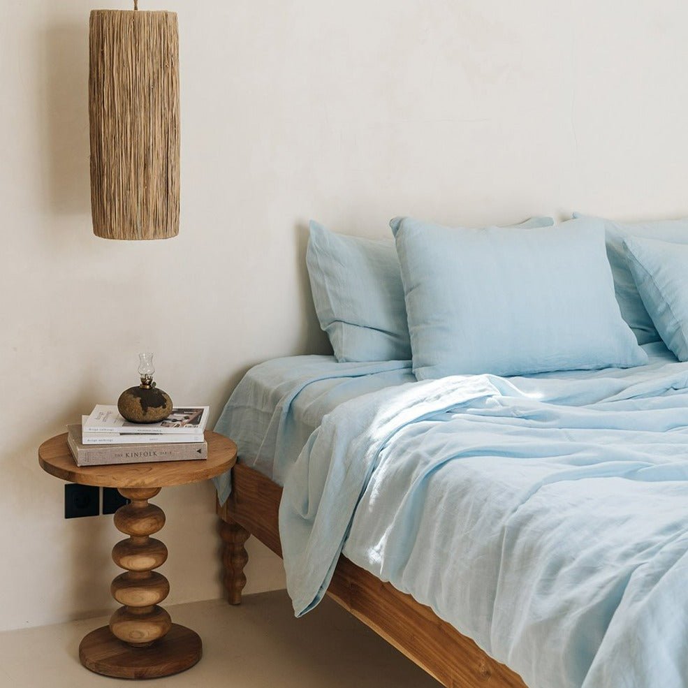 Sky blue pillowcase