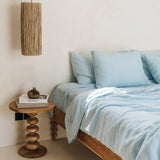 Sky blue pillowcase