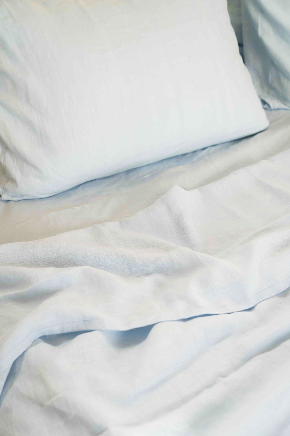 Parure de draps bleu ciel