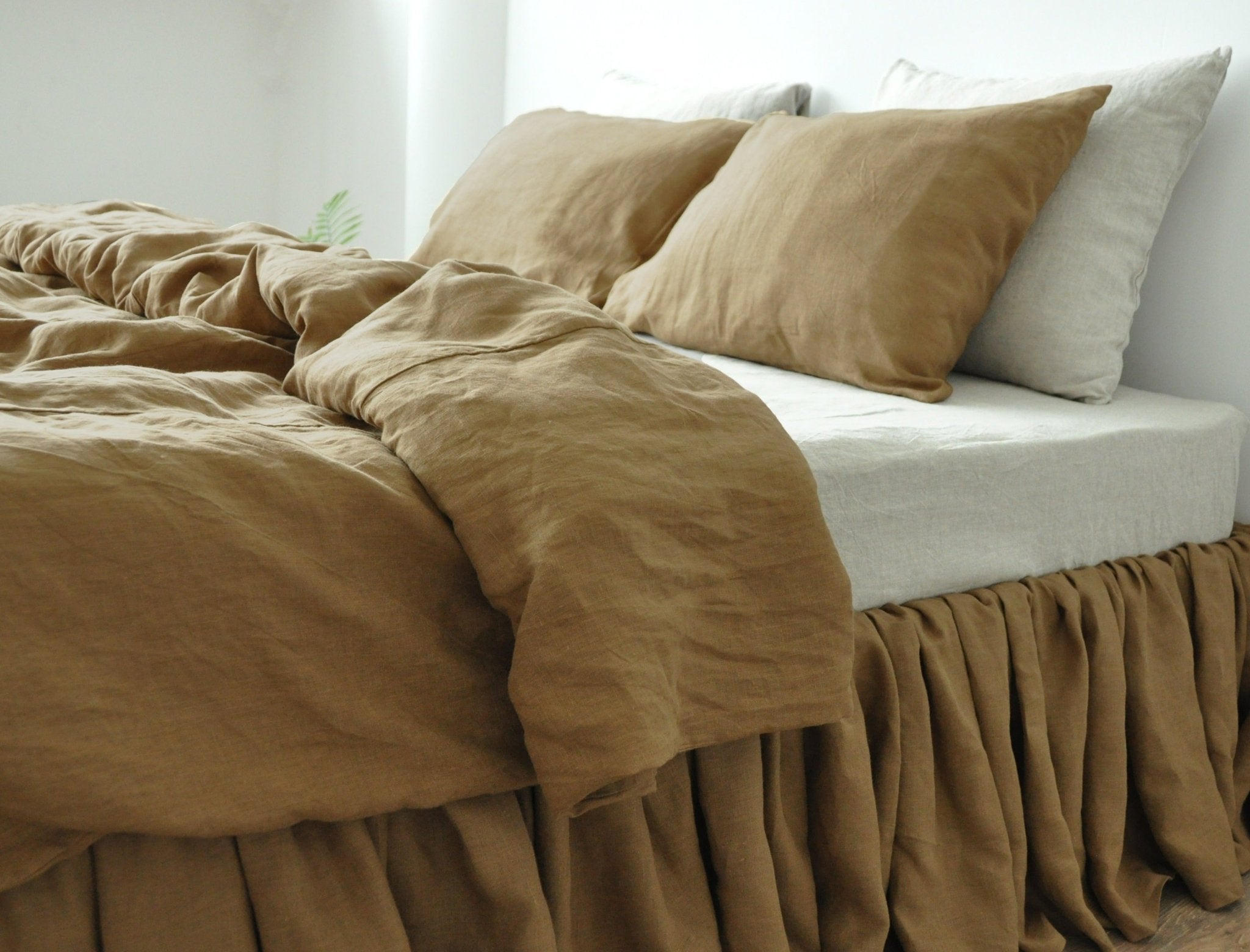 Housse de couette taupe