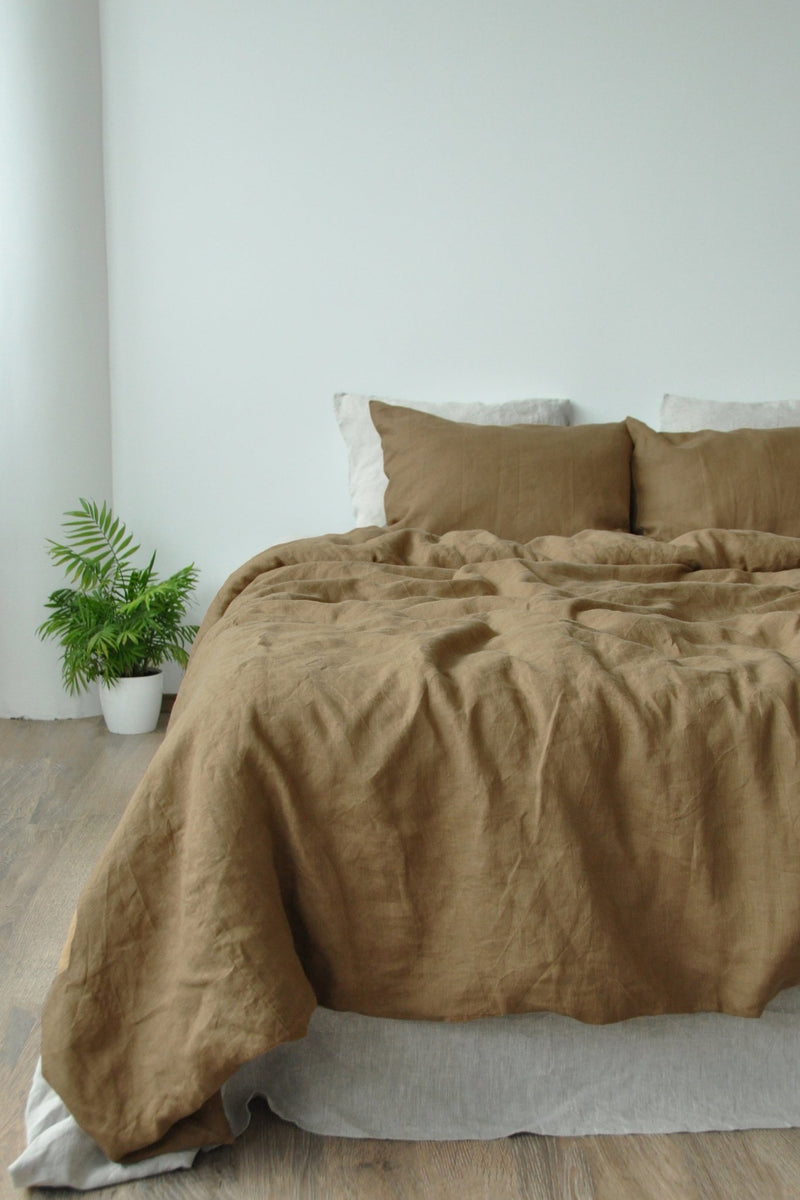 Taupe duvet cover