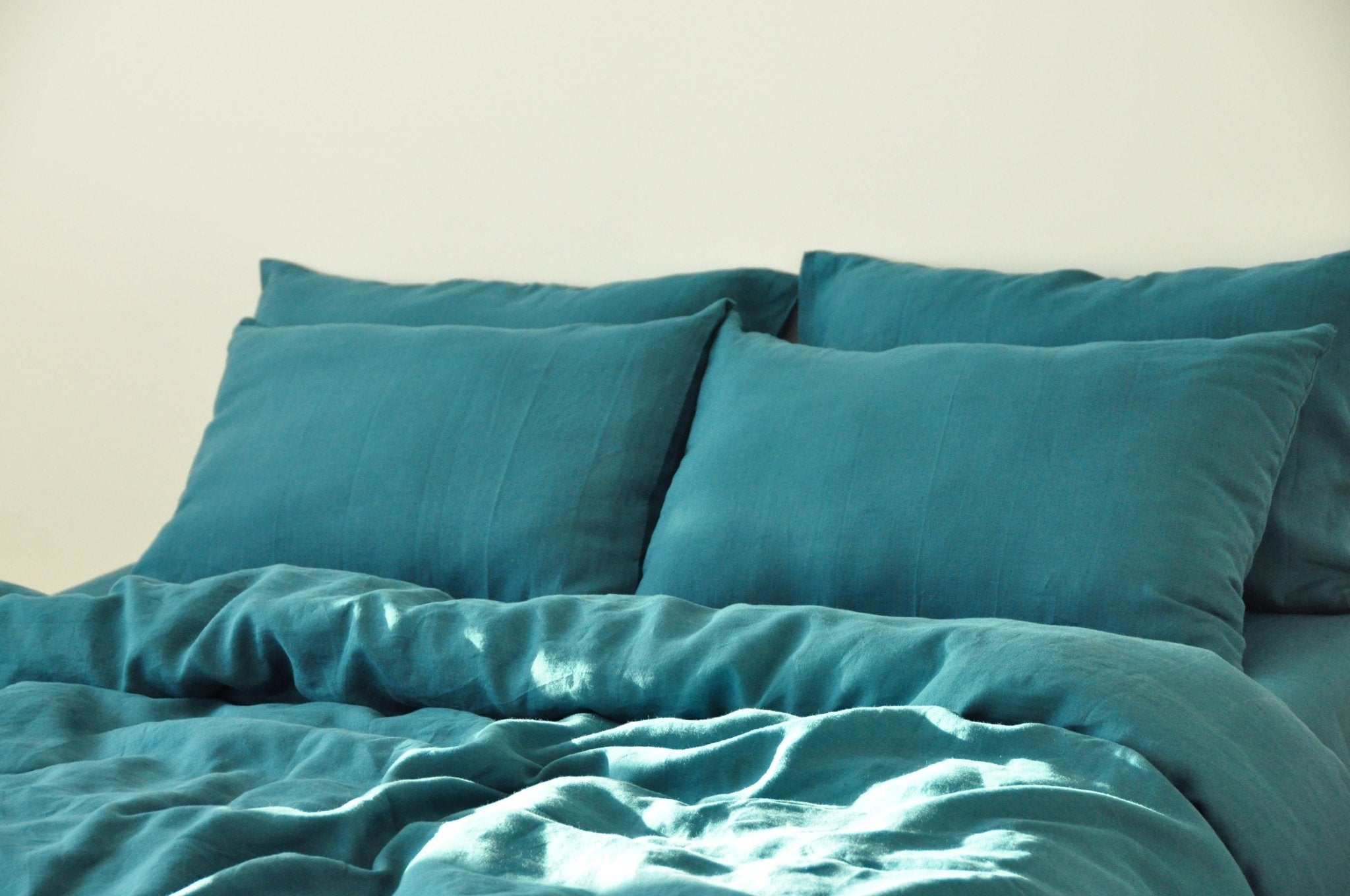 Teal duvet cover