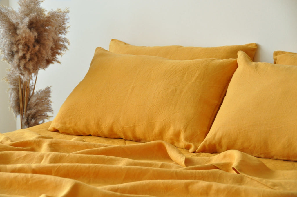 Drap-housse curcuma
