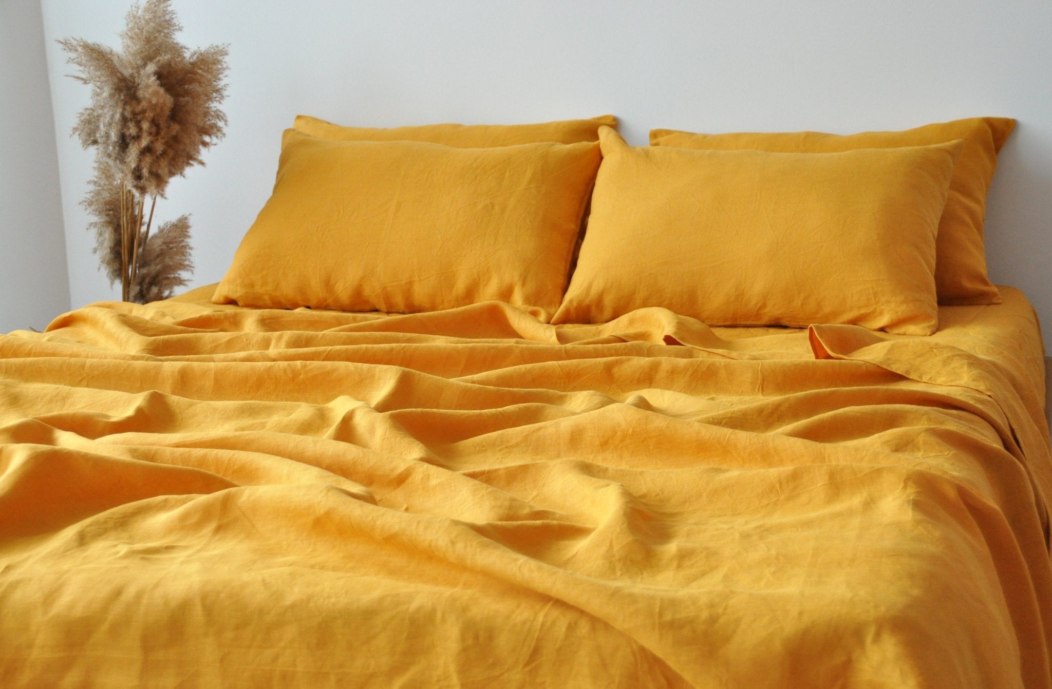 Drap-housse curcuma