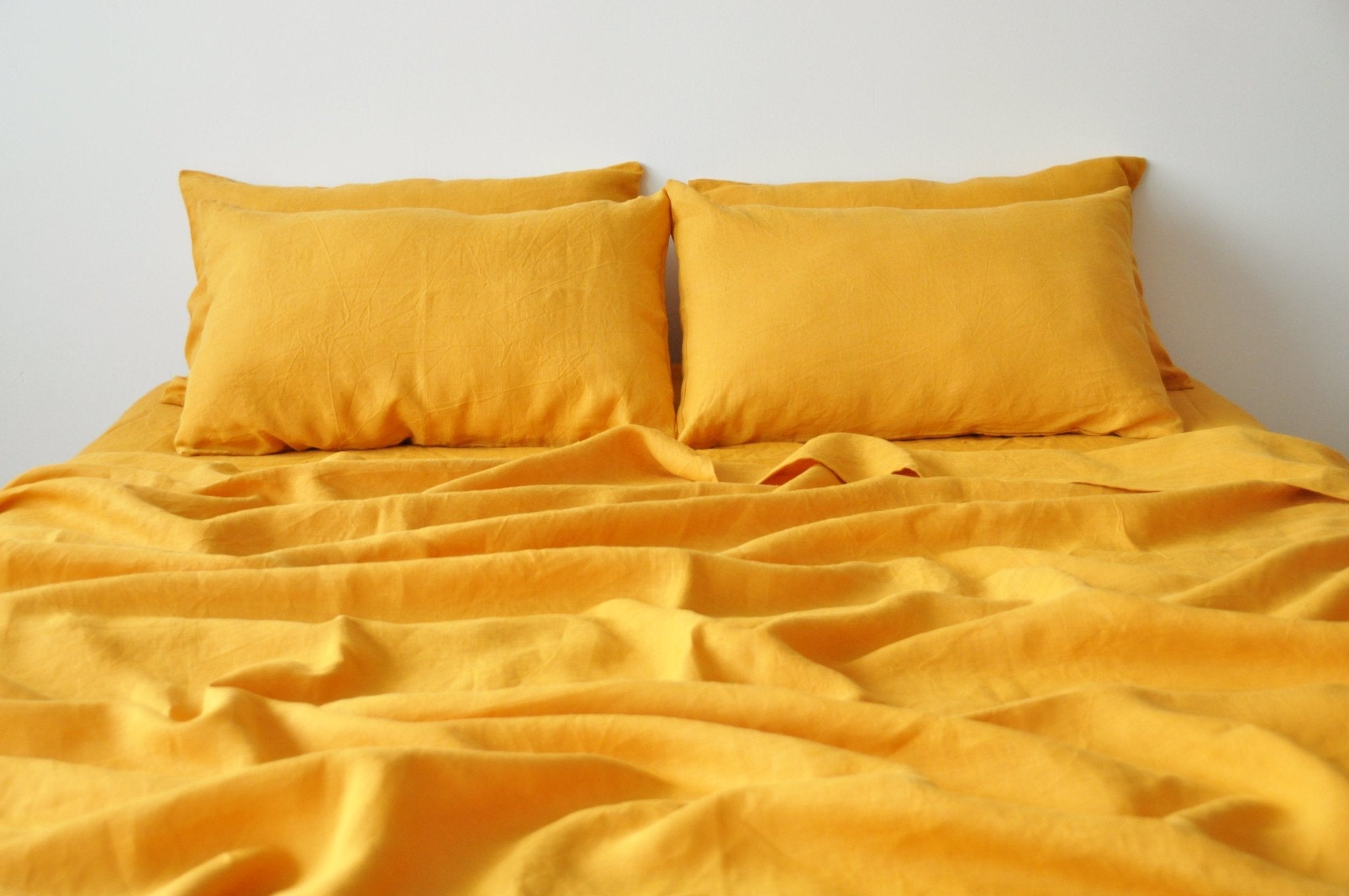 Drap-housse curcuma