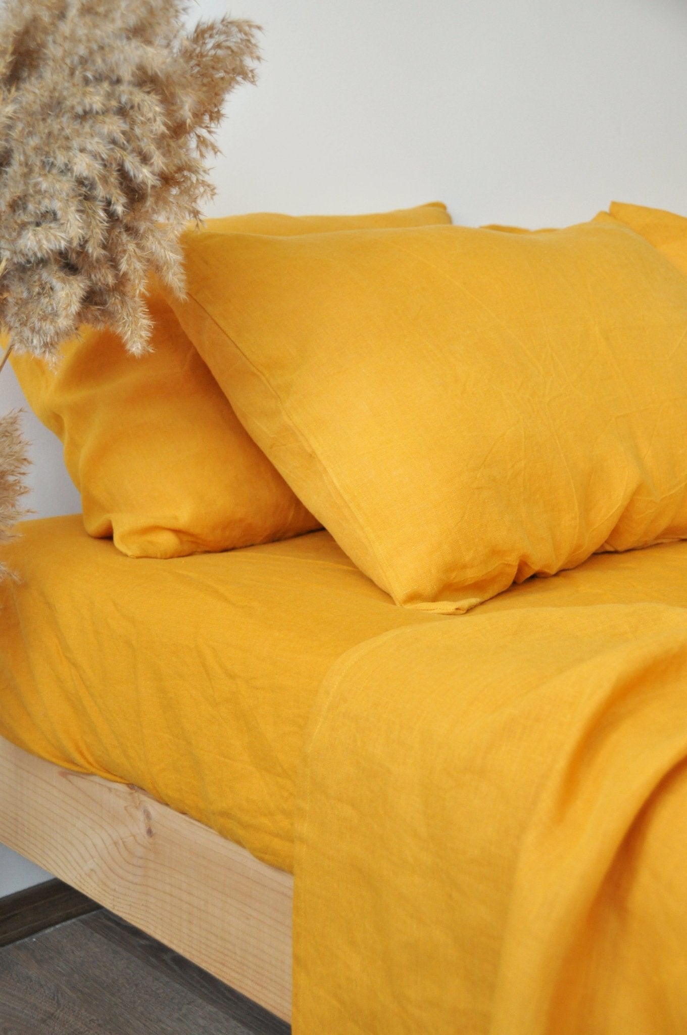 Drap-housse curcuma