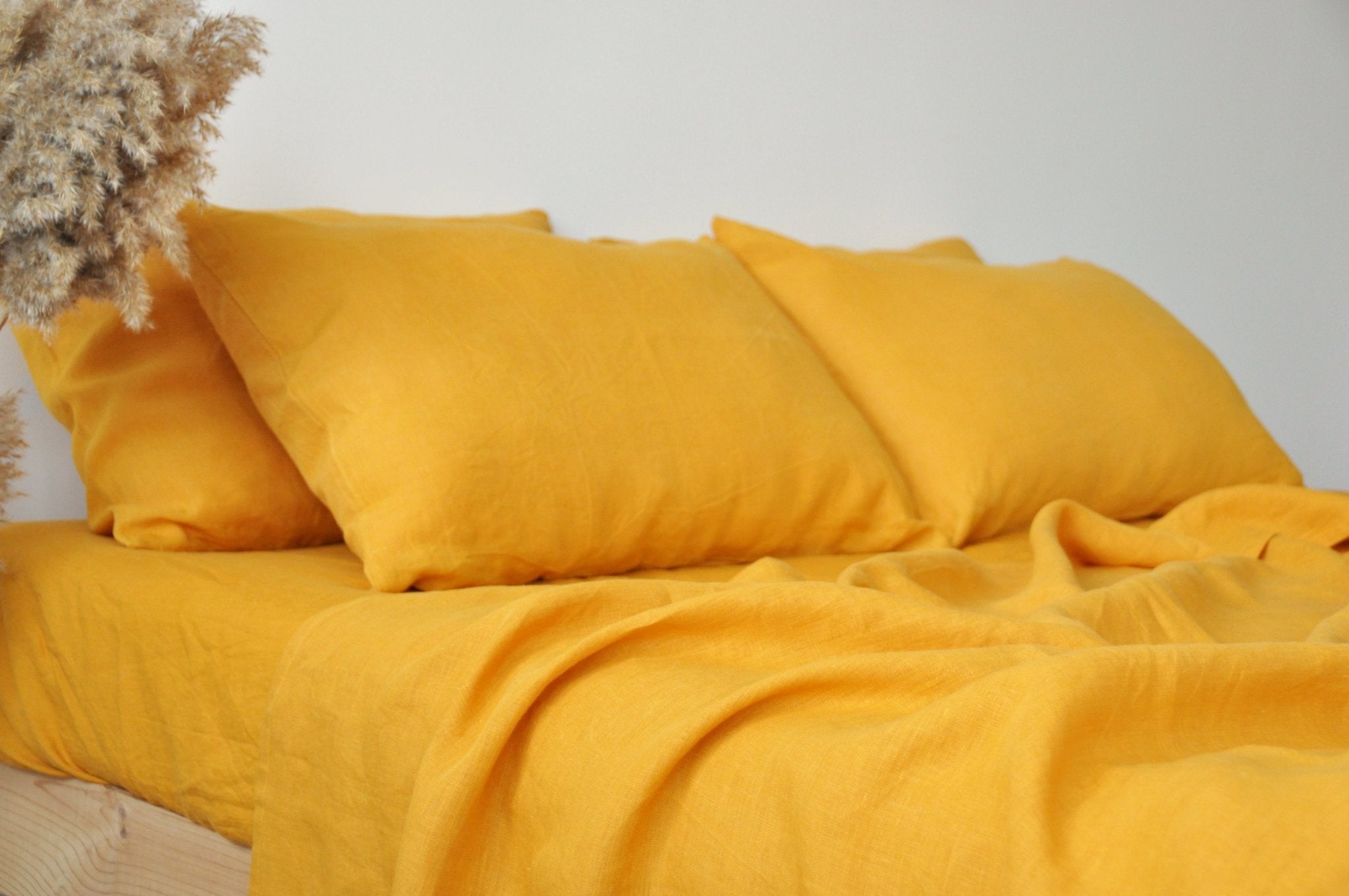 Drap-housse curcuma