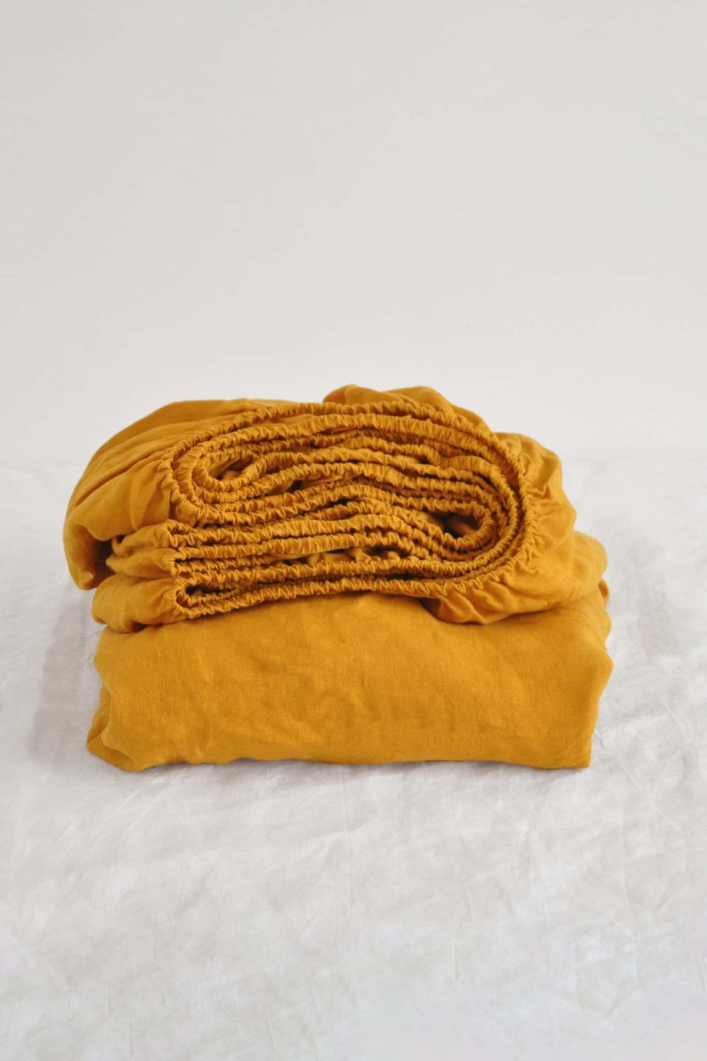 Drap-housse curcuma