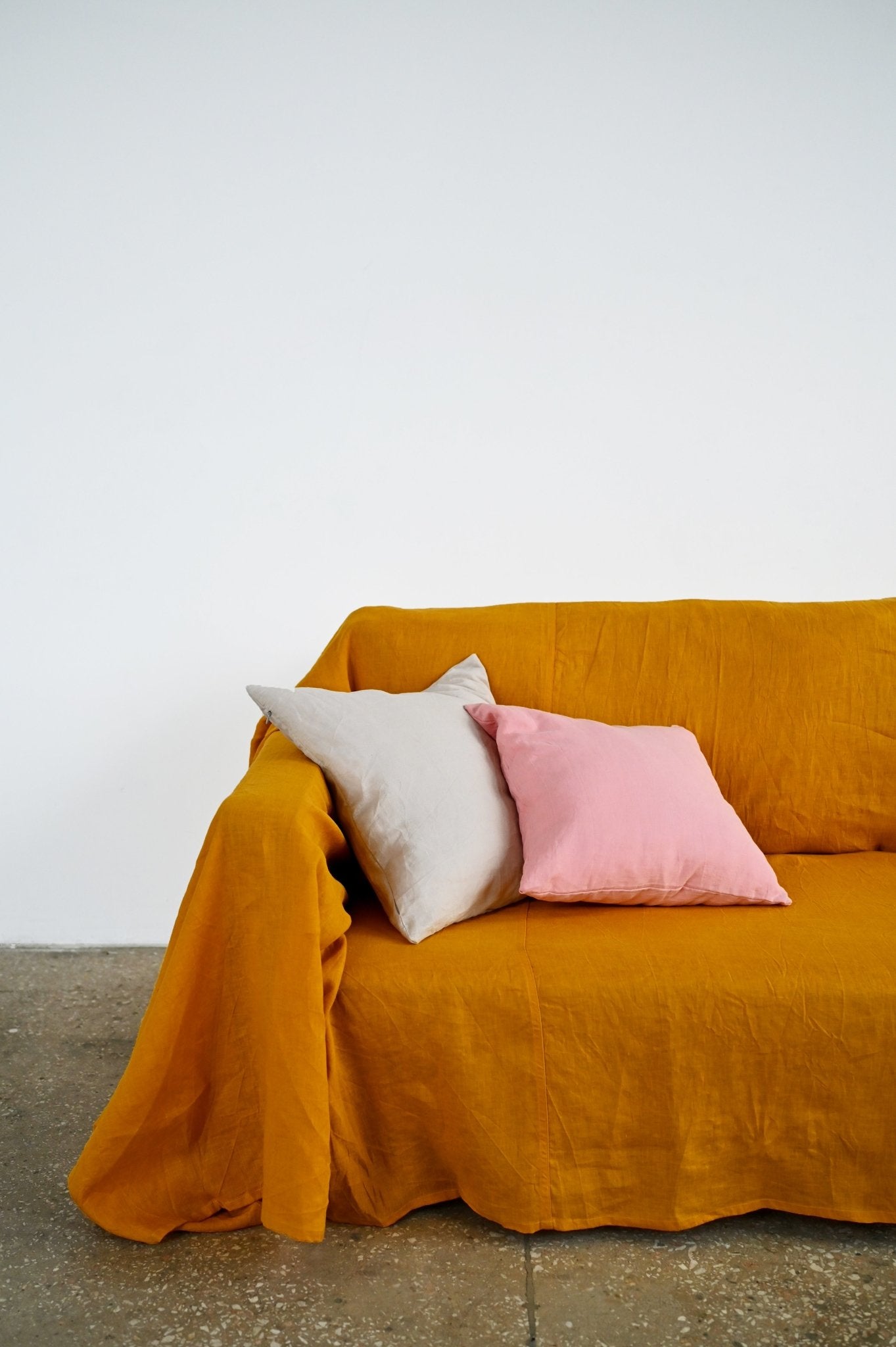 Turmeric sofa slipcover - True Things