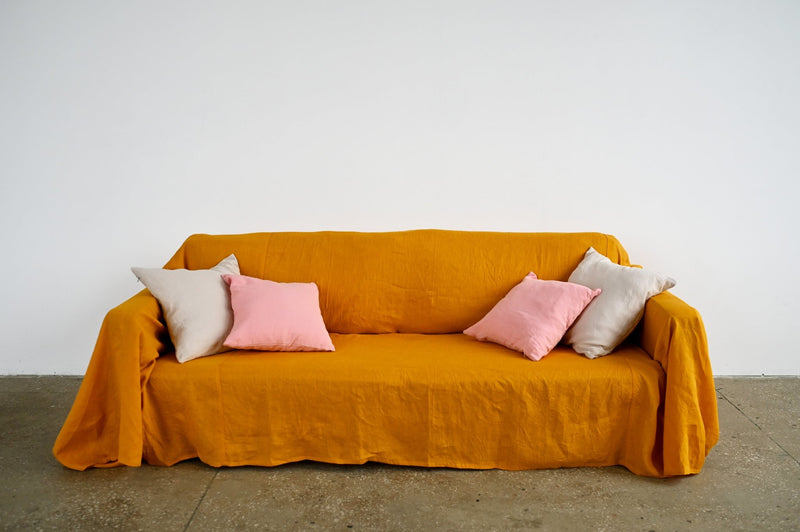 Turmeric sofa slipcover - True Things