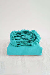 Turquoise fitted sheet - True Things