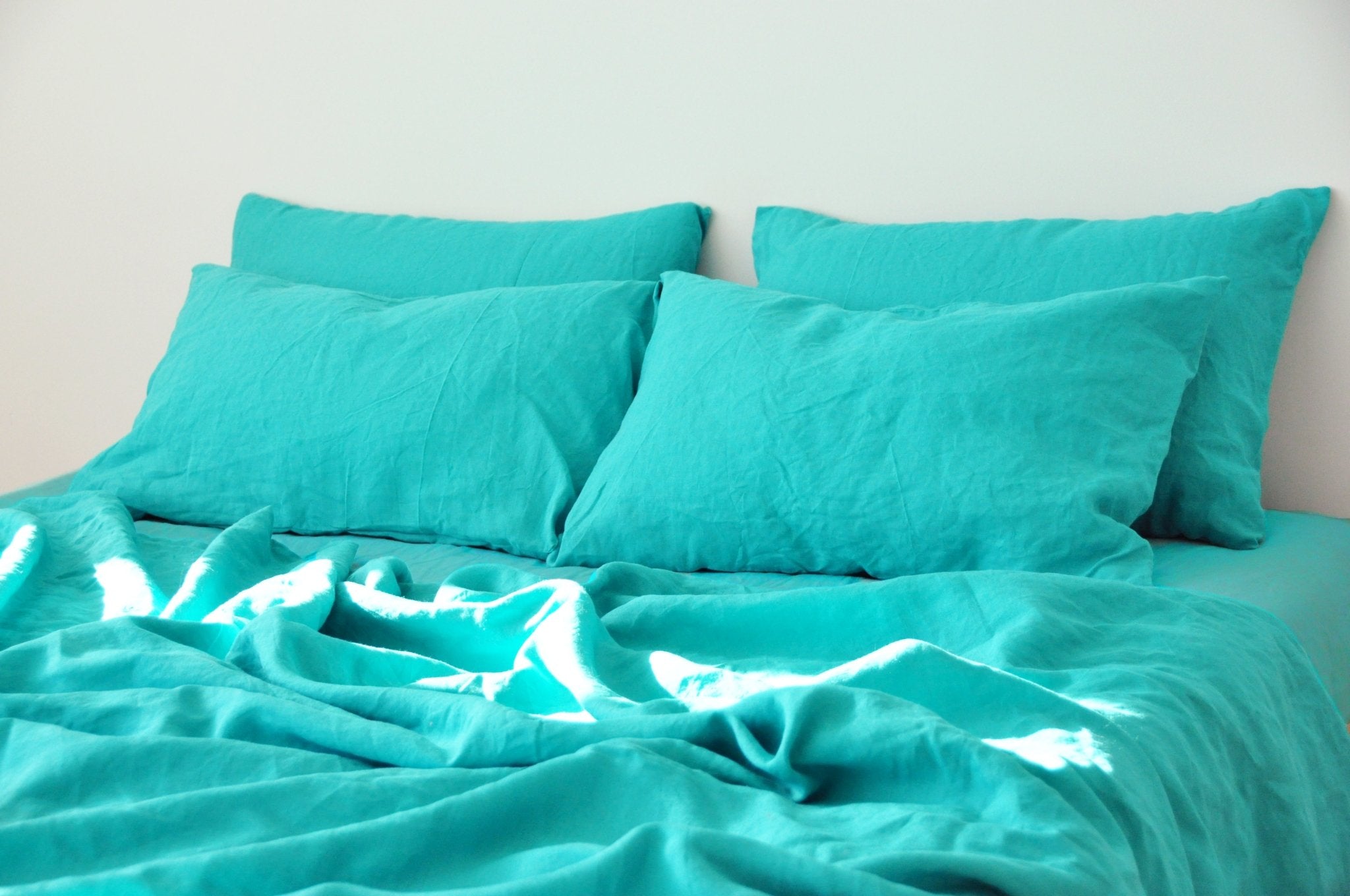 Turquoise flat sheet - True Things