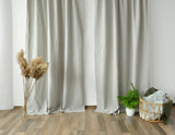 Undyed linen curtains - True Things