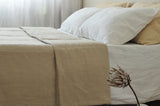 Undyed linen quilt - True Things