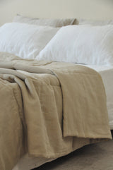 Undyed linen quilt - True Things