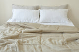 Undyed linen quilt - True Things