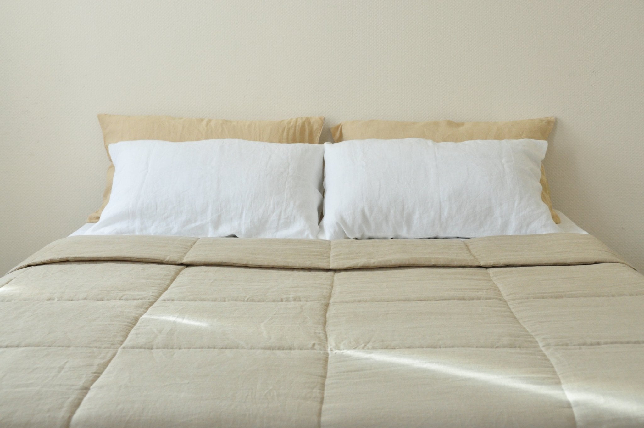 Undyed linen quilt - True Things