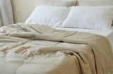 Undyed linen quilt - True Things