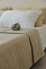 Undyed linen quilt - True Things