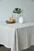 Undyed linen tablecloth - True Things