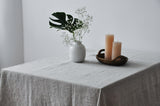 Undyed linen tablecloth - True Things
