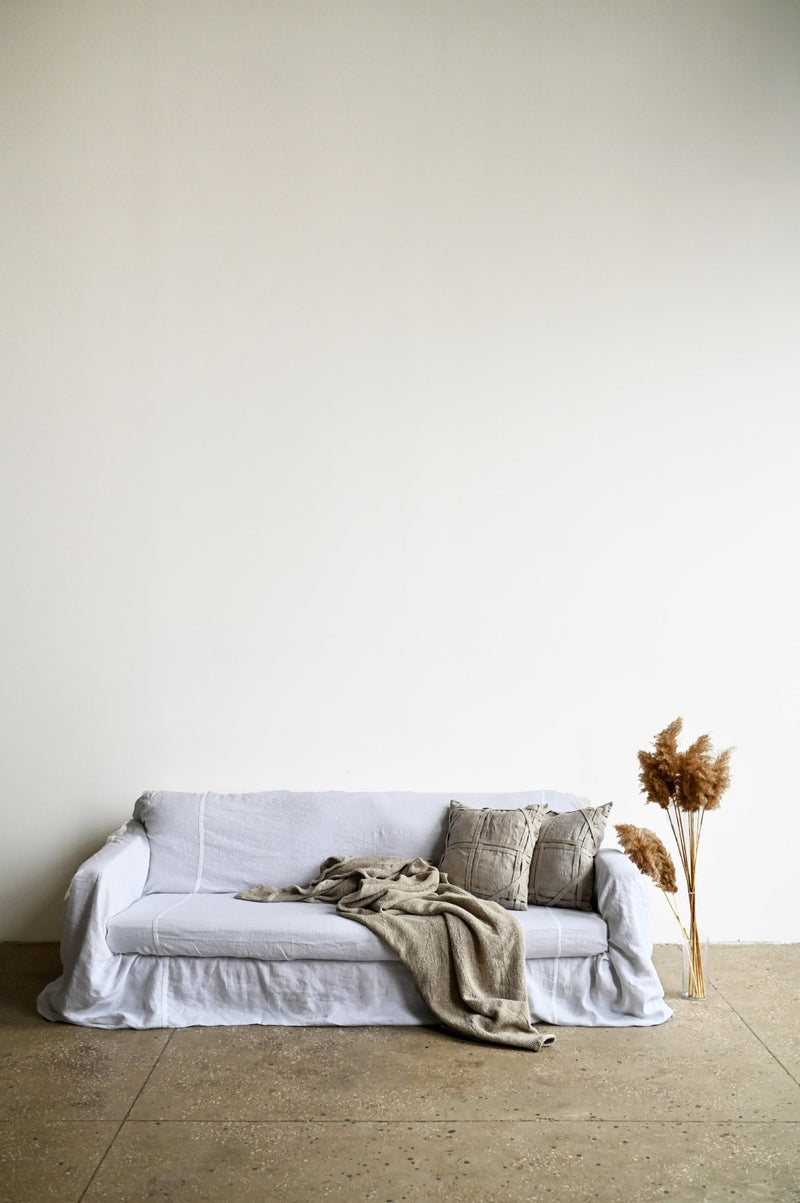 Undyed waffle coverlet - True Things