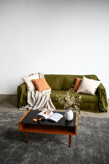 Undyed waffle coverlet - True Things