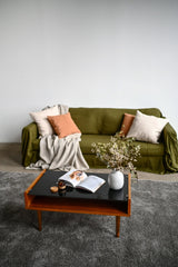 Undyed waffle coverlet - True Things