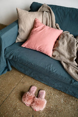 Undyed waffle coverlet - True Things