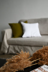White decorative pillowcase - True Things