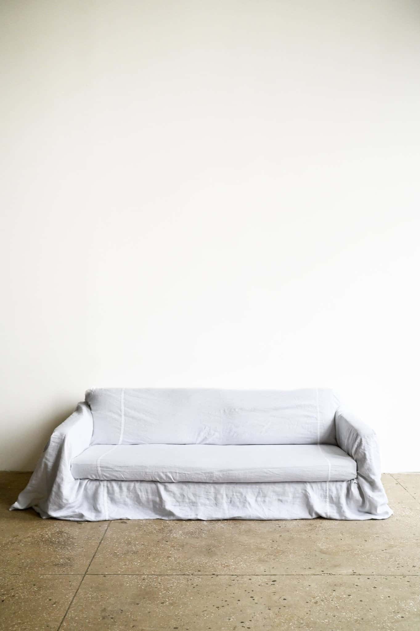 White sofa slipcover - True Things
